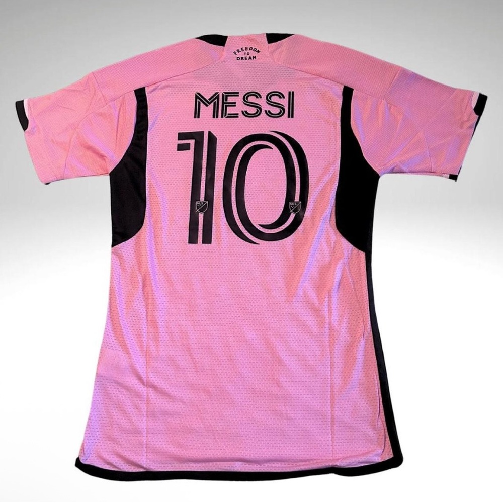 Messi Inter Miami Soccer Pink Jersey